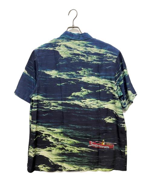 SUPREME（シュプリーム）Supreme (シュプリーム) 25SS Boat S/S Shirt ネイビー×グリーン サイズ:Mの古着・服飾アイテム