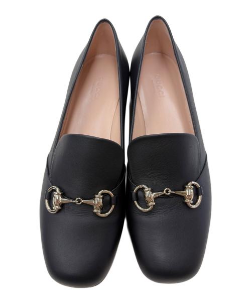 GUCCI（グッチ）GUCCI (グッチ) ホースビットローファー ブラック サイズ:37 1/2の古着・服飾アイテム