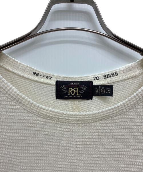 RRL（ダブルアールエル）RRL (ダブルアールエル) サーマルカットソー アイボリー サイズ:SIZE XXLの古着・服飾アイテム