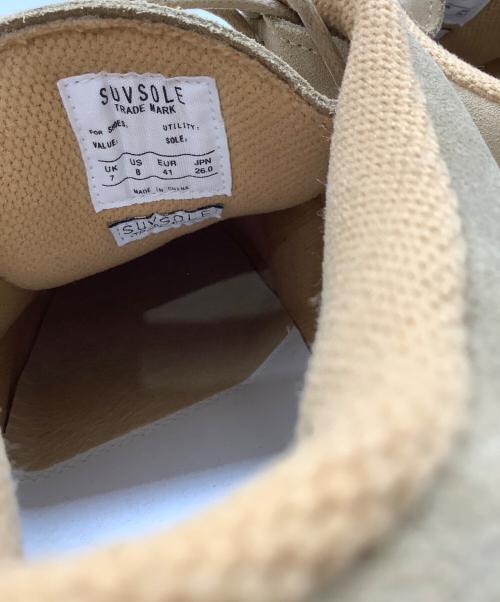 suvsole（サヴソル）suvsole (サヴソル) スニーカー ベージュ サイズ:26の古着・服飾アイテム