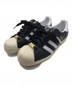 adidas Originals×BAPE BY A BATHING APEアディダスオリジナル×ベイプバイアベイシングエイプ）の古着「ローカットスニーカー」｜ブラック×ホワイト