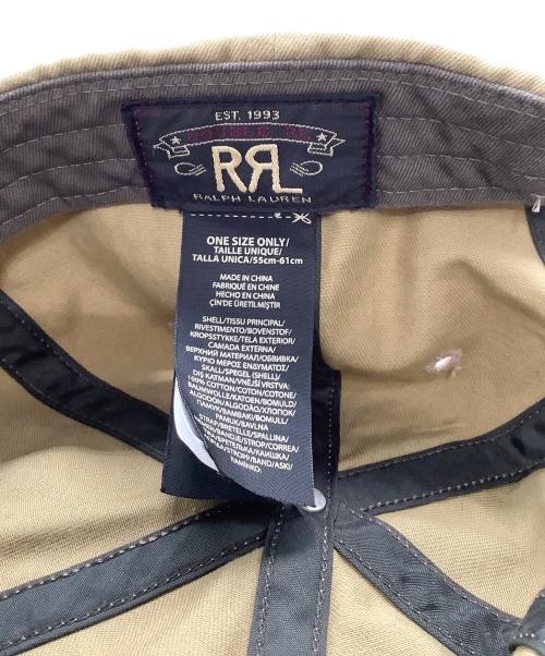 RRL（ダブルアールエル）RRL (ダブルアールエル) ロゴツイルボールキャップ ベージュ サイズ:55-61cmの古着・服飾アイテム