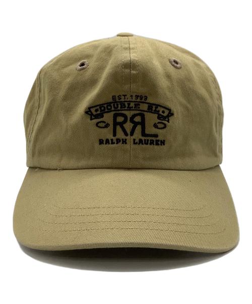 RRL（ダブルアールエル）RRL (ダブルアールエル) ロゴツイルボールキャップ ベージュ サイズ:55-61cmの古着・服飾アイテム