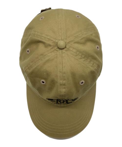 RRL（ダブルアールエル）RRL (ダブルアールエル) ロゴツイルボールキャップ ベージュ サイズ:55-61cmの古着・服飾アイテム