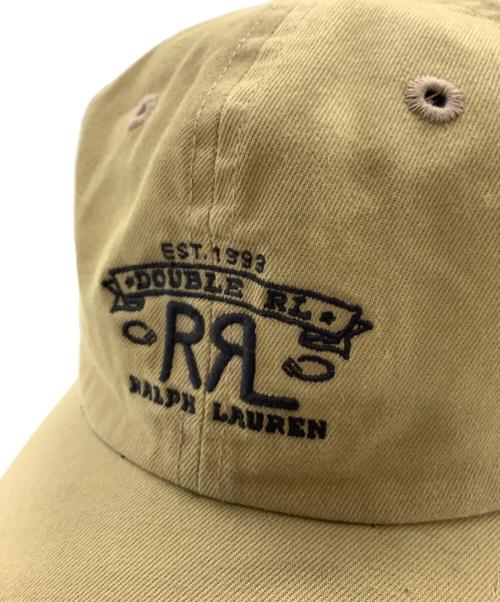 RRL（ダブルアールエル）RRL (ダブルアールエル) ロゴツイルボールキャップ ベージュ サイズ:55-61cmの古着・服飾アイテム