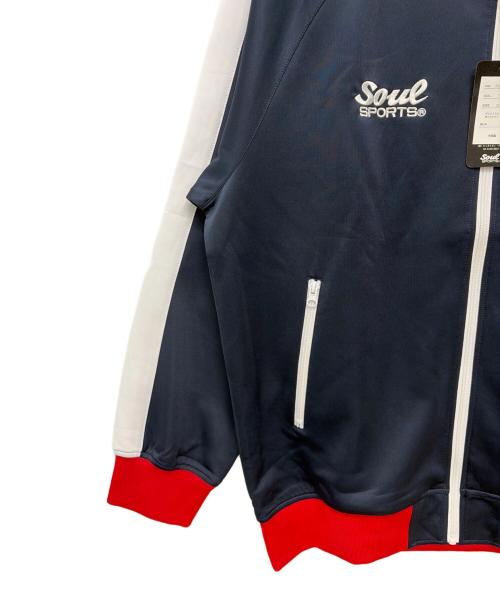 soul sports（ソウルスポーツ）soul sports (ソウルスポーツ) 新日本プロレス ジャージセットアップ ネイビー×レッド サイズ:3L 未使用品の古着・服飾アイテム
