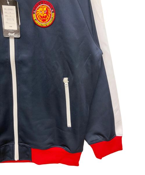 soul sports（ソウルスポーツ）soul sports (ソウルスポーツ) 新日本プロレス ジャージセットアップ ネイビー×レッド サイズ:3L 未使用品の古着・服飾アイテム