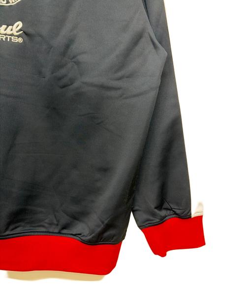 soul sports（ソウルスポーツ）soul sports (ソウルスポーツ) 新日本プロレス ジャージセットアップ ネイビー×レッド サイズ:3L 未使用品の古着・服飾アイテム