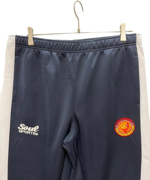 soul sports（ソウルスポーツ）soul sports (ソウルスポーツ) 新日本プロレス ジャージセットアップ ネイビー×レッド サイズ:3L 未使用品の古着・服飾アイテム