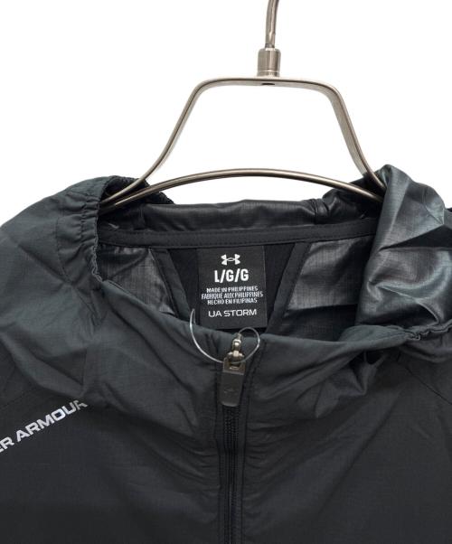 UNDER ARMOUR（アンダーアーマー）UNDER ARMOUR (アンダーアーマー) UAハイブリッド トレインジャケット ブラック サイズ:SIZE Lの古着・服飾アイテム