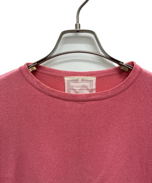 BEARDSLEY（ビアズリー）BEARDSLEY (ビアズリー) ギマBIGニット ピンク サイズ:SIZE Freeの古着・服飾アイテム