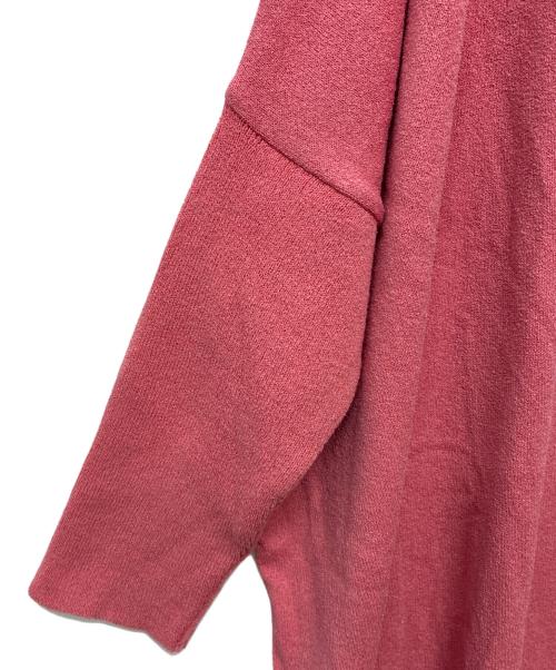 BEARDSLEY（ビアズリー）BEARDSLEY (ビアズリー) ギマBIGニット ピンク サイズ:SIZE Freeの古着・服飾アイテム