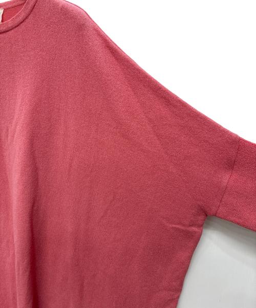 BEARDSLEY（ビアズリー）BEARDSLEY (ビアズリー) ギマBIGニット ピンク サイズ:SIZE Freeの古着・服飾アイテム