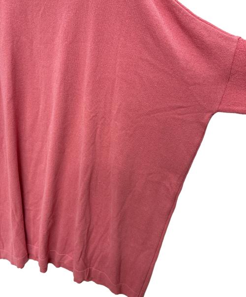 BEARDSLEY（ビアズリー）BEARDSLEY (ビアズリー) ギマBIGニット ピンク サイズ:SIZE Freeの古着・服飾アイテム
