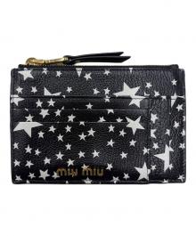 MIU MIU（ミュウミュウ）の古着「フラグメントケース」｜ブラック×ホワイト
