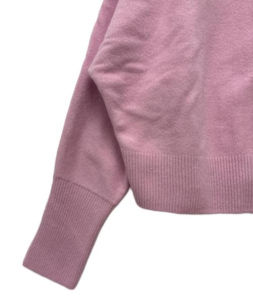 UNFILO（アンフィーロ）UNFILO (アンフィーロ) パール調ボタンカーディガン ピンク サイズ:SIZE XLの古着・服飾アイテム