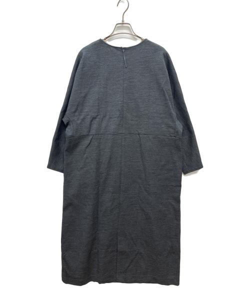自由区（ジユウク）自由区 (ジユウク) TWダンボールジャージ ワンピース グレー サイズ:SIZE 46の古着・服飾アイテム