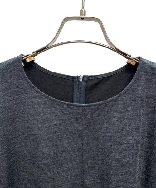 自由区（ジユウク）自由区 (ジユウク) TWダンボールジャージ ワンピース グレー サイズ:SIZE 46の古着・服飾アイテム