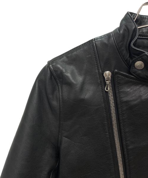 BACK BONE（バックボーン）BACK BONE (バックボーン) スタンドカラー ダブルライダースジャケット ブラック サイズ:SIZE Sの古着・服飾アイテム