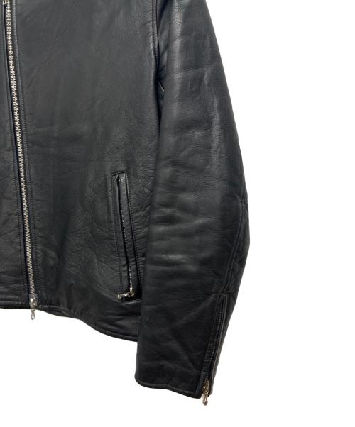 BACK BONE（バックボーン）BACK BONE (バックボーン) スタンドカラー ダブルライダースジャケット ブラック サイズ:SIZE Sの古着・服飾アイテム