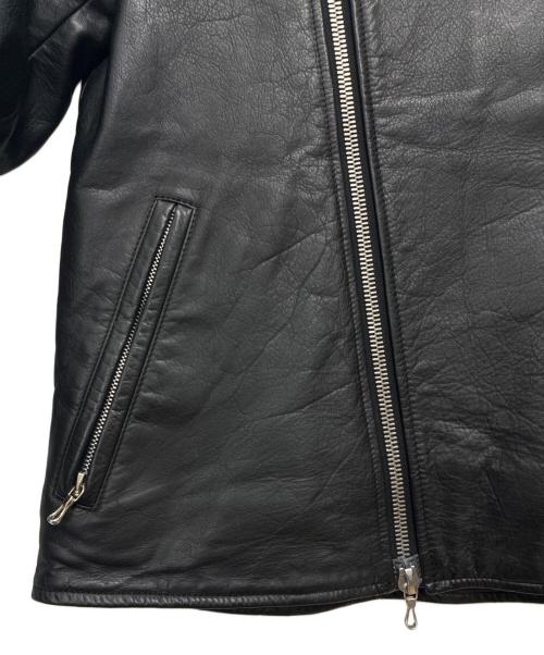 BACK BONE（バックボーン）BACK BONE (バックボーン) スタンドカラー ダブルライダースジャケット ブラック サイズ:SIZE Sの古着・服飾アイテム