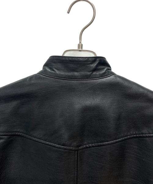 BACK BONE（バックボーン）BACK BONE (バックボーン) スタンドカラー ダブルライダースジャケット ブラック サイズ:SIZE Sの古着・服飾アイテム