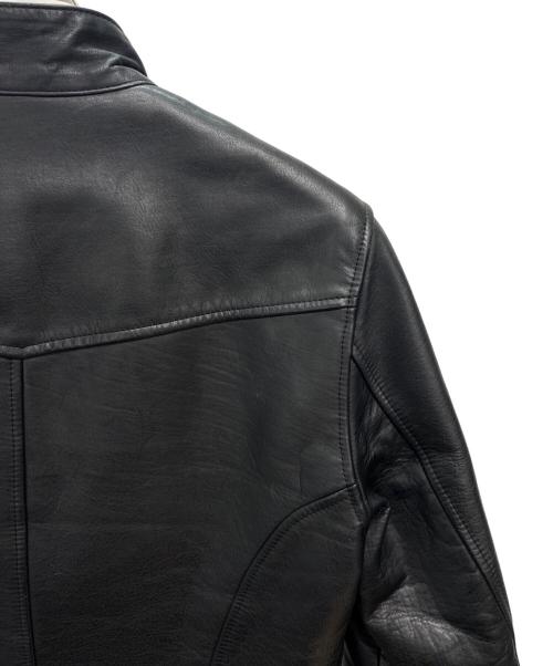 BACK BONE（バックボーン）BACK BONE (バックボーン) スタンドカラー ダブルライダースジャケット ブラック サイズ:SIZE Sの古着・服飾アイテム