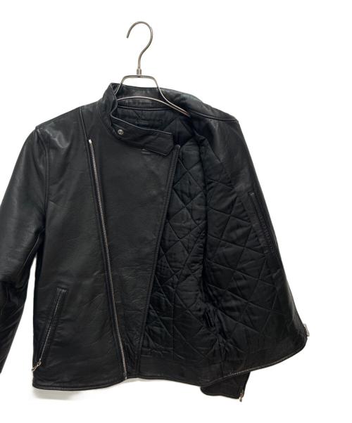 BACK BONE（バックボーン）BACK BONE (バックボーン) スタンドカラー ダブルライダースジャケット ブラック サイズ:SIZE Sの古着・服飾アイテム
