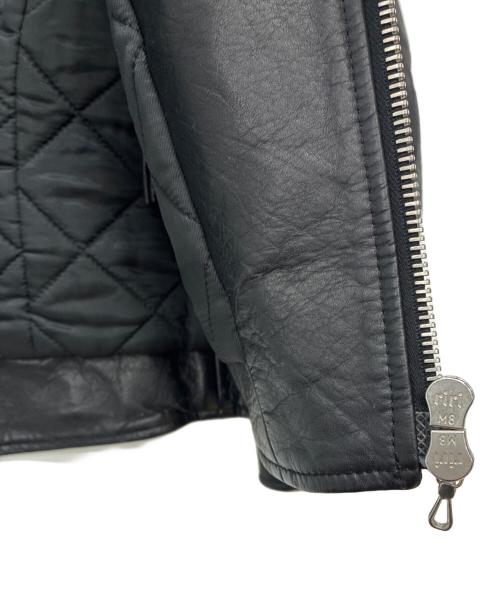 BACK BONE（バックボーン）BACK BONE (バックボーン) スタンドカラー ダブルライダースジャケット ブラック サイズ:SIZE Sの古着・服飾アイテム