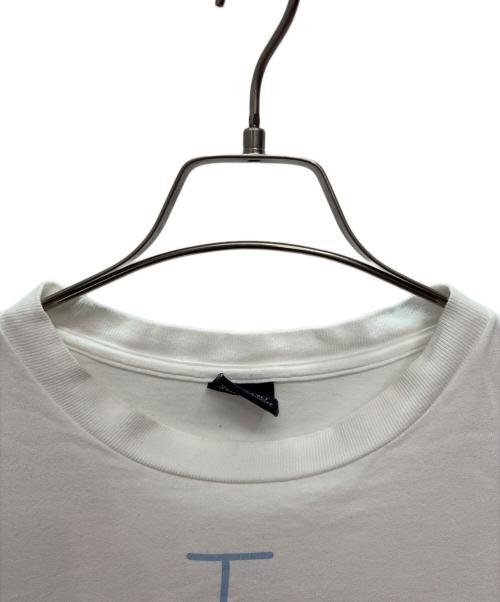 stussy（ステューシー）stussy (ステューシー) 00s ROCK MY GOLD プリントTシャツ ホワイト×ブルー サイズ:SIZE XLの古着・服飾アイテム