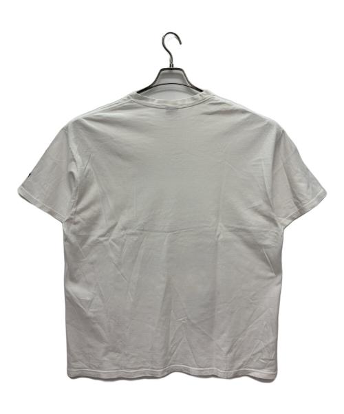 stussy（ステューシー）stussy (ステューシー) 00s ROCK MY GOLD プリントTシャツ ホワイト×ブルー サイズ:SIZE XLの古着・服飾アイテム