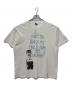 stussy（ステューシー）の古着「00s ROCK MY GOLD プリントTシャツ」｜ホワイト×ブルー