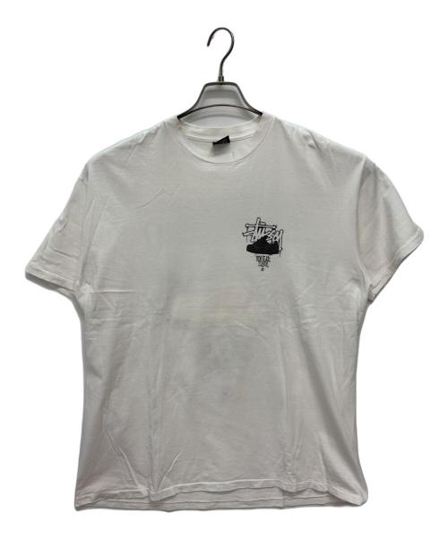 stussy（ステューシー）stussy (ステューシー) 00s NEW SLICK FLAVOR プリントTシャツ ホワイト サイズ:SIZE XLの古着・服飾アイテム