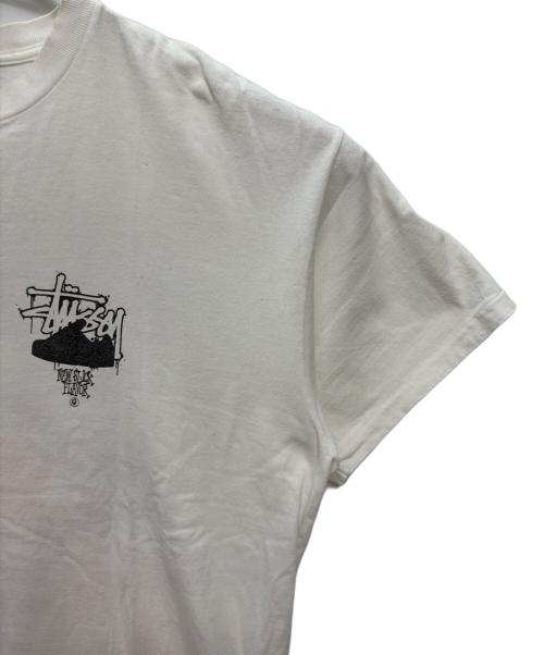 stussy（ステューシー）stussy (ステューシー) 00s NEW SLICK FLAVOR プリントTシャツ ホワイト サイズ:SIZE XLの古着・服飾アイテム