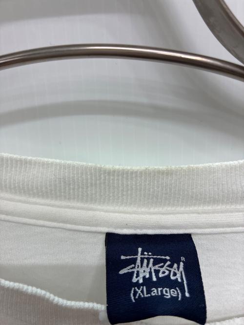 stussy（ステューシー）stussy (ステューシー) 00s NEW SLICK FLAVOR プリントTシャツ ホワイト サイズ:SIZE XLの古着・服飾アイテム