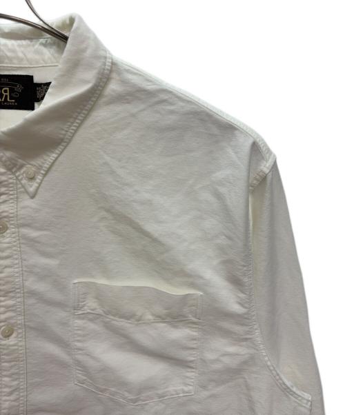 RRL（ダブルアールエル）RRL (ダブルアールエル) Ralph Lauren RRL パッチポケット シャツ ホワイト サイズ:SIZE XXLの古着・服飾アイテム