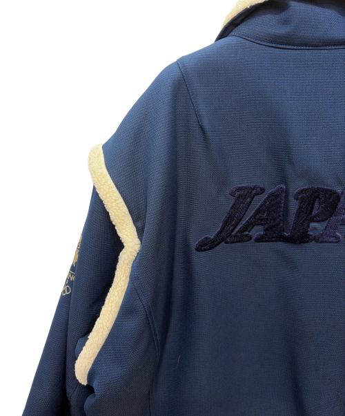 MIZUNO（ミズノ）MIZUNO (ミズノ) 【日本製】1998長野オリンピック 日本代表ボアジャケット ネイビー サイズ:Oの古着・服飾アイテム