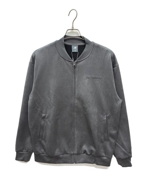 NEW BALANCE（ニューバランス）NEW BALANCE (ニューバランス) ブラッシュドボンバージャケット グレー サイズ:SIZE M 未使用品の古着・服飾アイテム