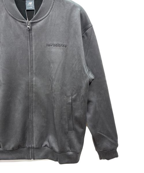 NEW BALANCE（ニューバランス）NEW BALANCE (ニューバランス) ブラッシュドボンバージャケット グレー サイズ:SIZE M 未使用品の古着・服飾アイテム