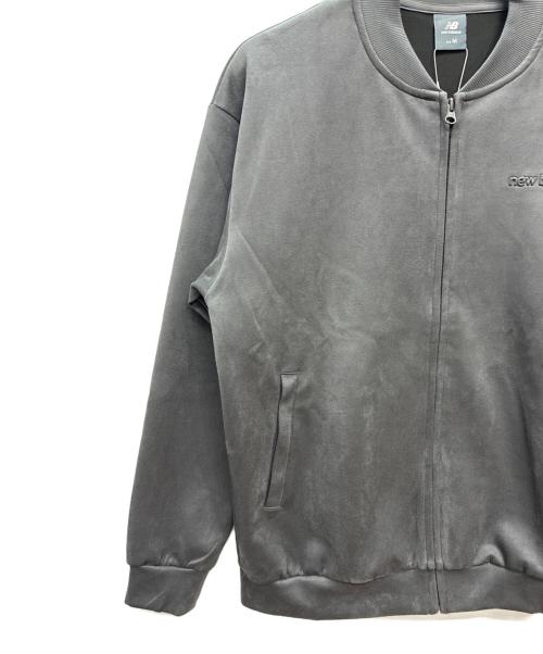 NEW BALANCE（ニューバランス）NEW BALANCE (ニューバランス) ブラッシュドボンバージャケット グレー サイズ:SIZE M 未使用品の古着・服飾アイテム