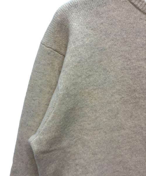 POLO RALPH LAUREN（ポロ・ラルフローレン）POLO RALPH LAUREN (ポロ・ラルフローレン) ポニー刺繍 ウールニット ベージュ サイズ:Mの古着・服飾アイテム