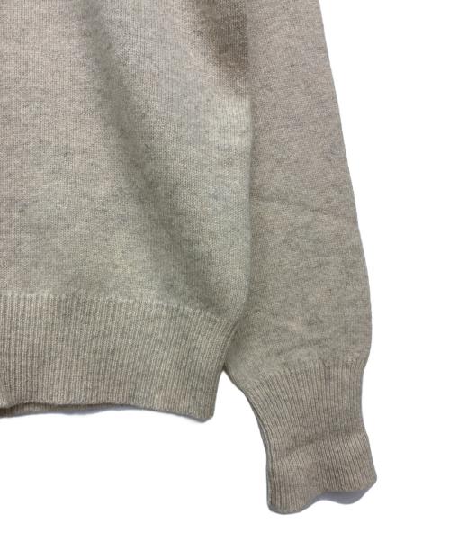 POLO RALPH LAUREN（ポロ・ラルフローレン）POLO RALPH LAUREN (ポロ・ラルフローレン) ポニー刺繍 ウールニット ベージュ サイズ:Mの古着・服飾アイテム