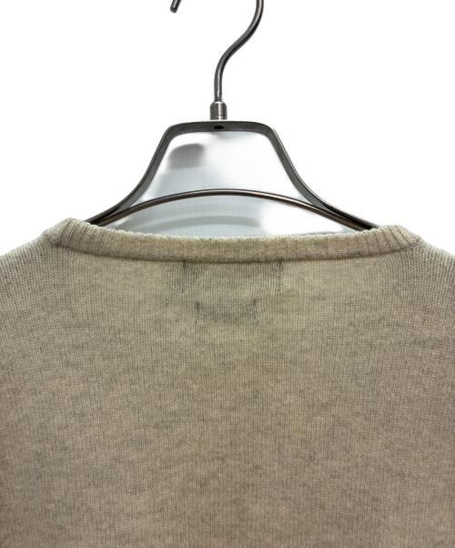 POLO RALPH LAUREN（ポロ・ラルフローレン）POLO RALPH LAUREN (ポロ・ラルフローレン) ポニー刺繍 ウールニット ベージュ サイズ:Mの古着・服飾アイテム