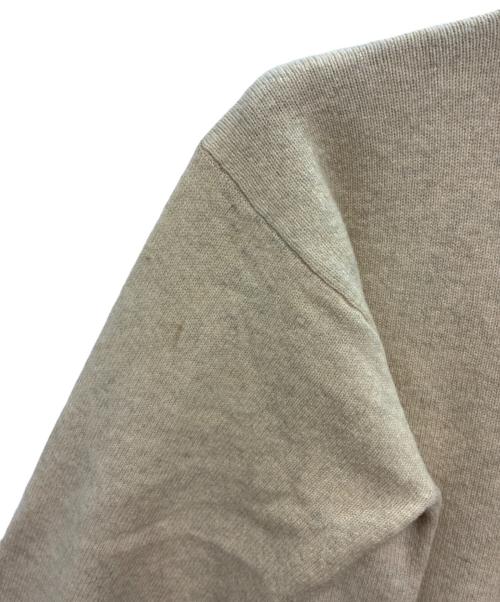 POLO RALPH LAUREN（ポロ・ラルフローレン）POLO RALPH LAUREN (ポロ・ラルフローレン) ポニー刺繍 ウールニット ベージュ サイズ:Mの古着・服飾アイテム