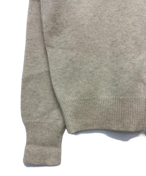 POLO RALPH LAUREN（ポロ・ラルフローレン）POLO RALPH LAUREN (ポロ・ラルフローレン) ポニー刺繍 ウールニット ベージュ サイズ:Mの古着・服飾アイテム
