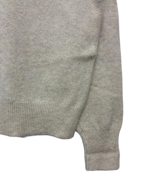 POLO RALPH LAUREN（ポロ・ラルフローレン）POLO RALPH LAUREN (ポロ・ラルフローレン) ポニー刺繍 ウールニット ベージュ サイズ:Mの古着・服飾アイテム