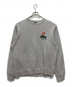 stussyステューシー）の古着「スイレンスウェット」｜グレー