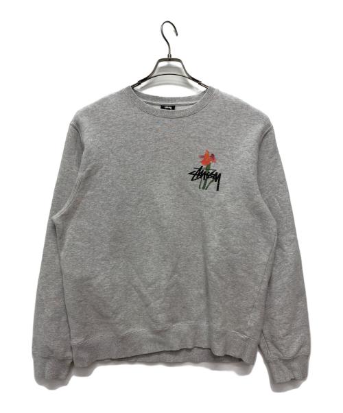 stussy（ステューシー）stussy (ステューシー) スイレンスウェット グレー サイズ:SIZE Lの古着・服飾アイテム