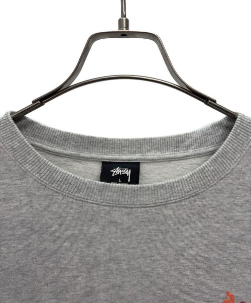 stussy（ステューシー）stussy (ステューシー) スイレンスウェット グレー サイズ:SIZE Lの古着・服飾アイテム