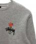 中古・古着 stussy (ステューシー) スイレンスウェット グレー サイズ:SIZE L：10000円